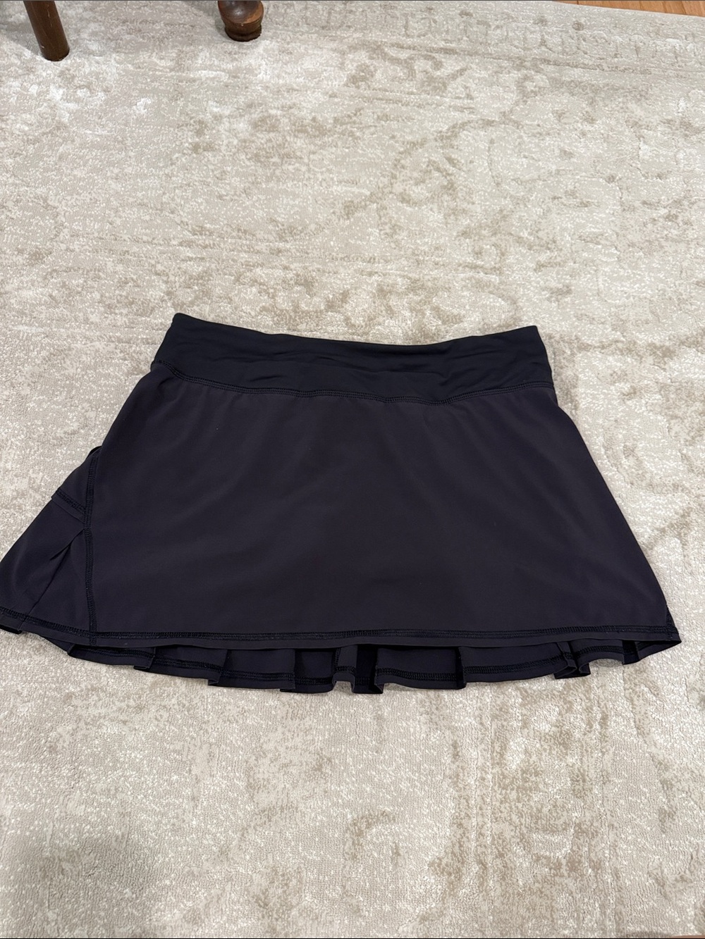 lululemon athletica Black Circle Skirt with Built-In Shorts